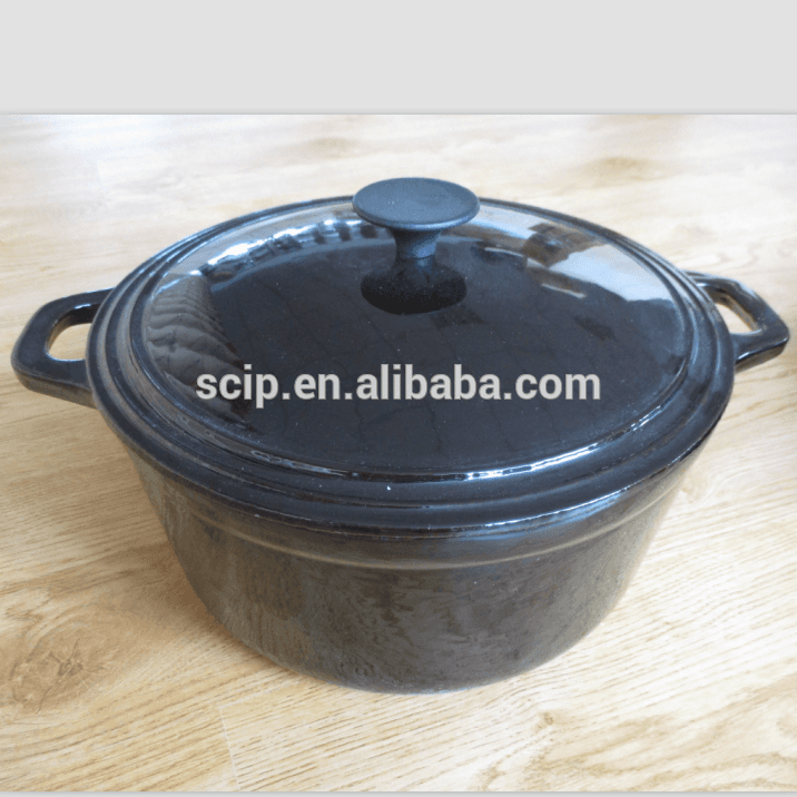 heavy duty 28cm enamel cast iron casserole cast iron stew pot