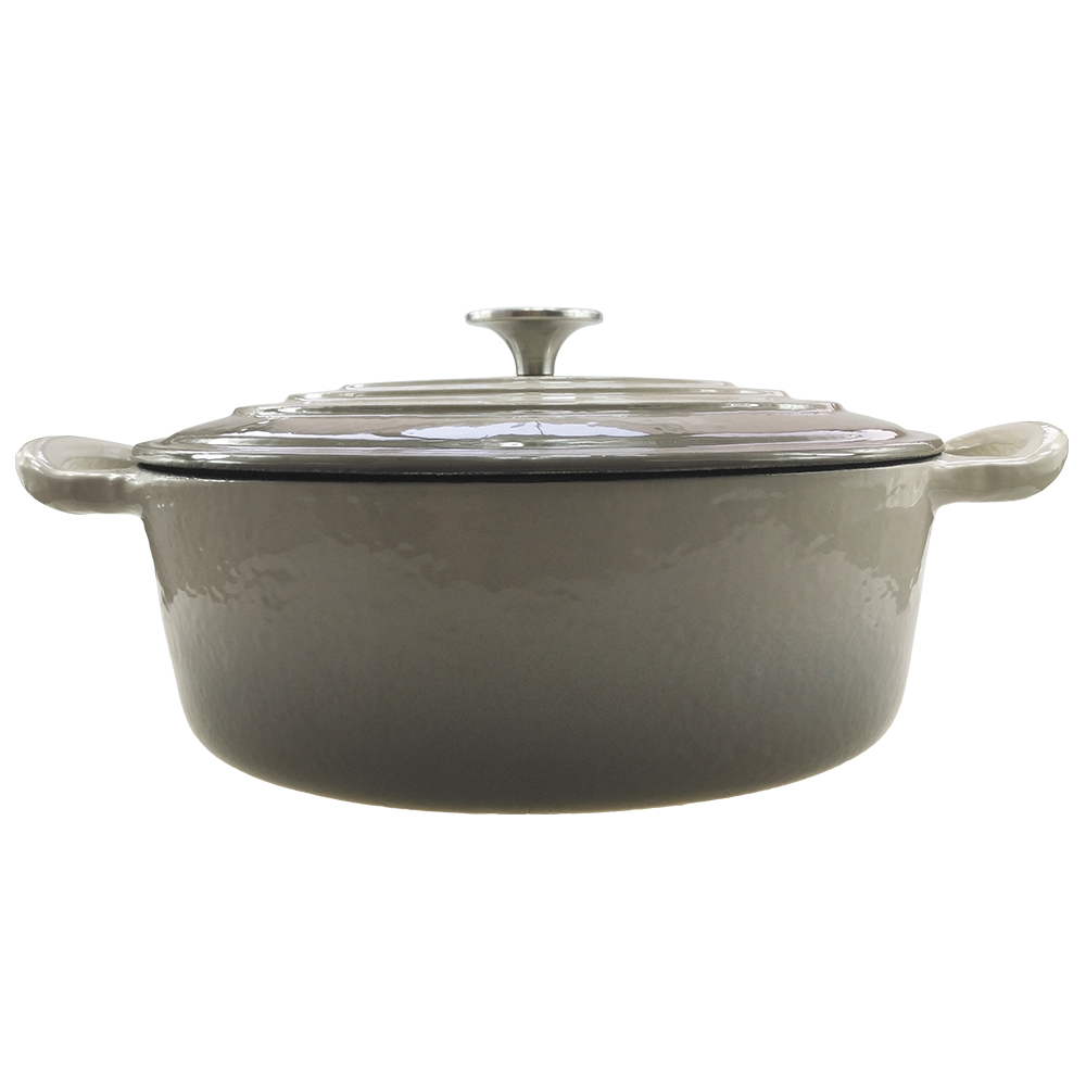 enamel cast iron oval cookware oval casserole, 13 year gold supplier