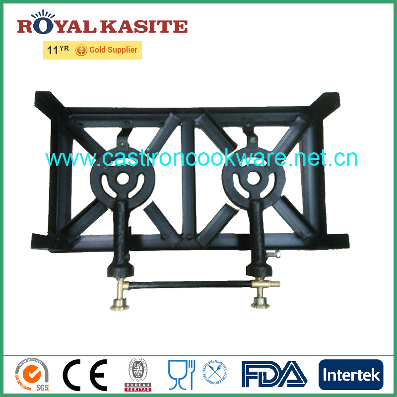 Wholesale Price China Cast Iron Square Grill Pan -
 camping gas burner, 2 burner gas stove burner, table top gas cooker – KASITE