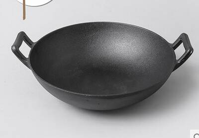 hot sale cast iron preseasoned woks