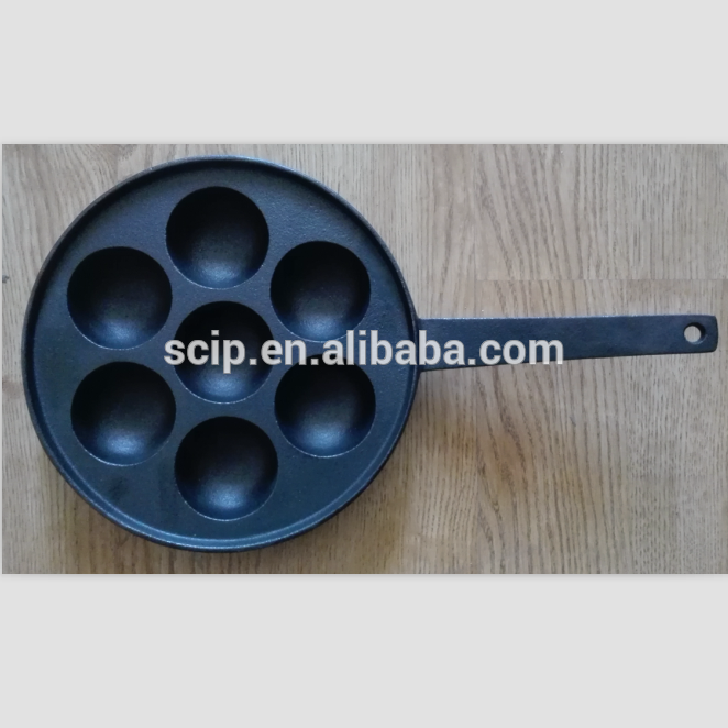 round holes vegetable oil double side cast iron griddle for sale