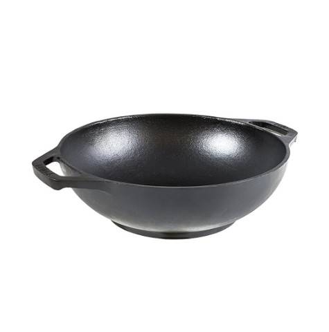 New Delivery for Enameled Coating Cast Iron Casserole -
 Manufacturing Company L9MW Mini Wok Cast Iron, 9", Black – KASITE