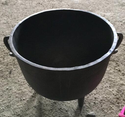 hot sale 4 gallon cast iron cauldron pot
