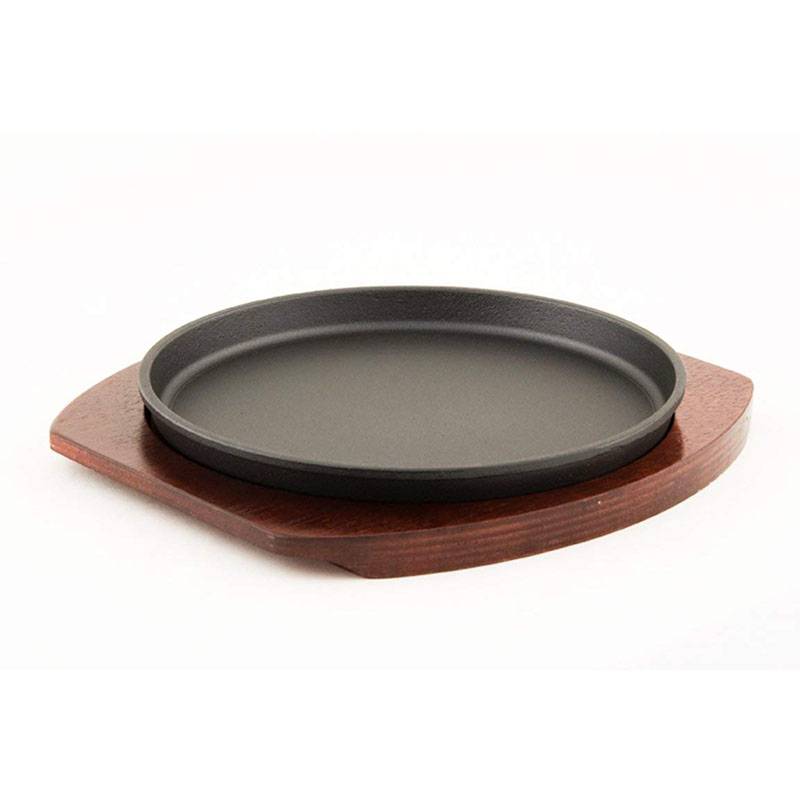 High Quality for Special Ceramic Teapot -
 Cast Iron Steak Plate set, Fajita Pan, 8.5" D – KASITE