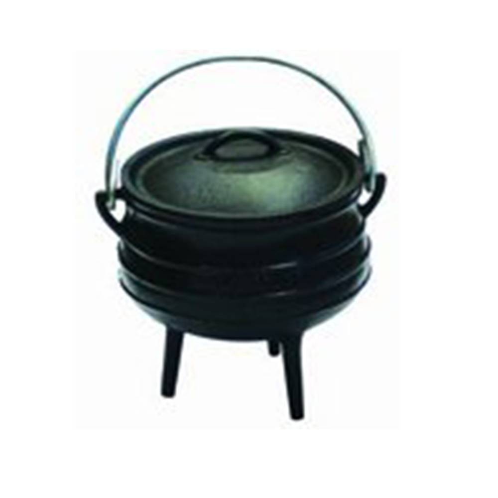 Cast Iron Potjie Pot Size 1 – Include complementary Lid Lifter Knob