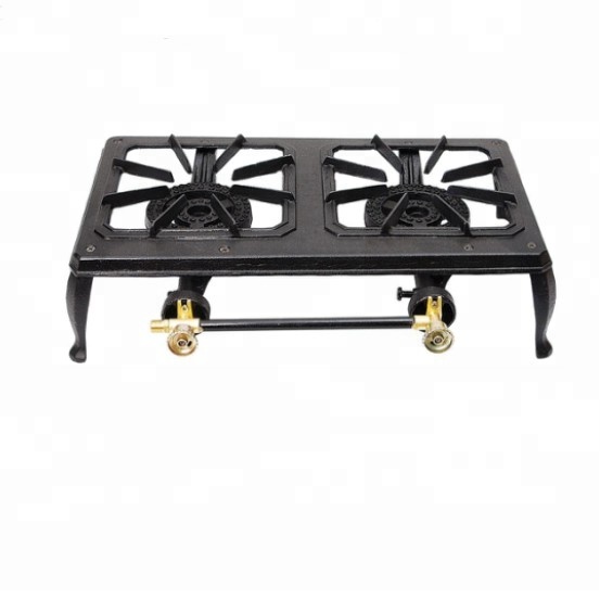 GB-02 cast iron gas burner with square steel structure shelf, 13 years Alibaba gold supplier
