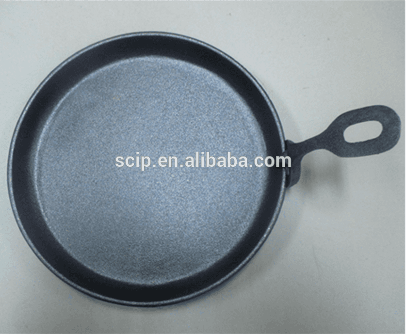 preseasoned round cast iron fry pan with removable handle cast iron skillet