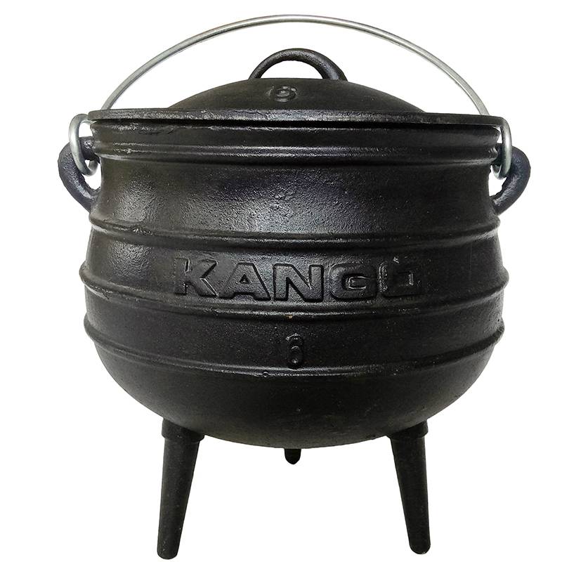 High definition Enameled Cast Iron Skillets -
 Three Legged Cast Iron Pot, South Africa Potjie – KASITE