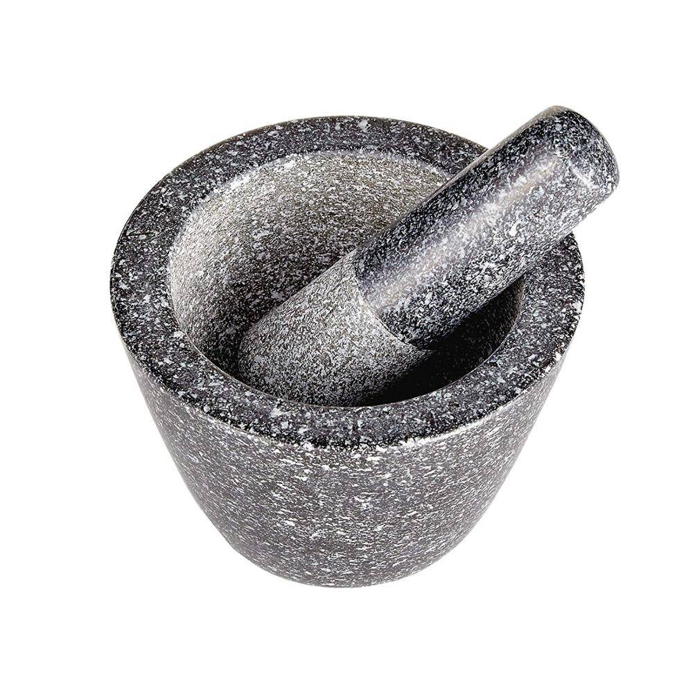 Factory made hot-sale Cast Iron Fry Pan Set -
 Granite Mortar And Pestle – Crush, Grind, Mix, and Powder – KASITE