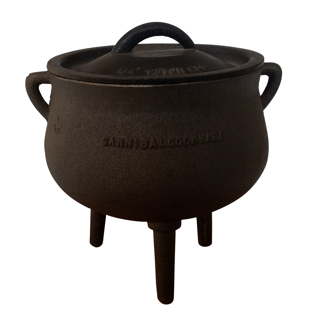Hot Selling Cast Iron Round Dutch Oven Camp Soup Pot, Pre-seasoned