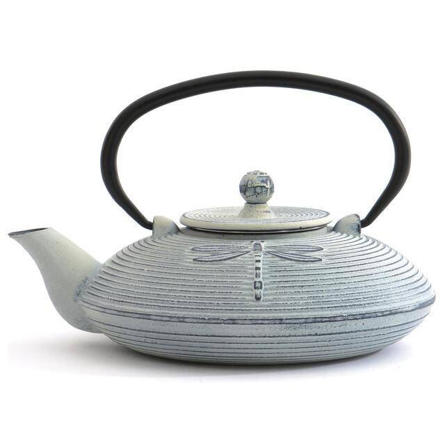 OEM/ODM China Cast Iron Shower Pan -
 Cast Iron Teapot Dragonfly White 0.8 – KASITE