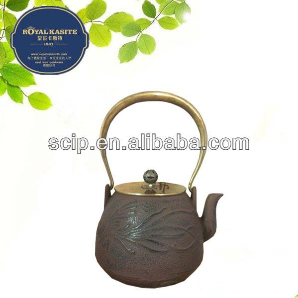 antique brass kettles