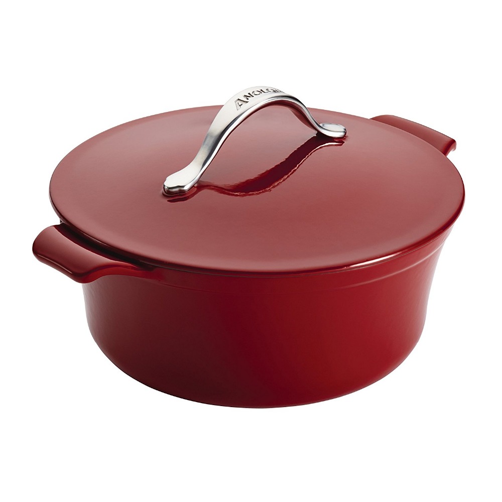 Diameter 10.5inch Cast Iron Enamel Covered Round Dutch Oven With Lid