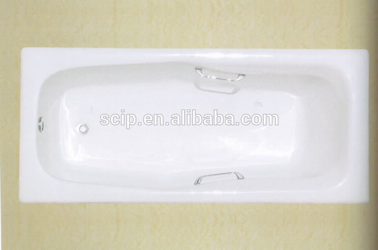 rectangular Drop-in Cast Iron Bathtub