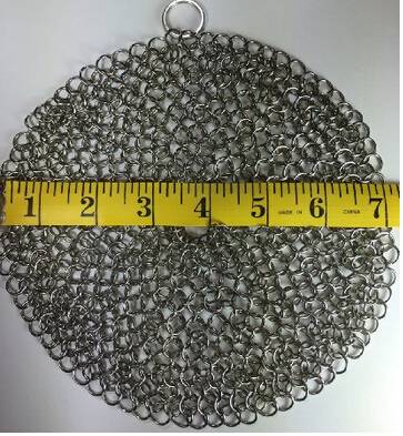 3 inch chainmail scrubber