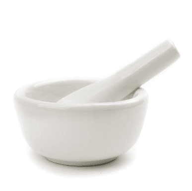 beautiful white marble material mortar and pestle