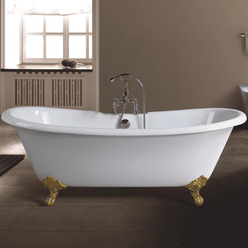 Good Quality Cast Iron Enamel Casserole -
 best double ended bathtub, clawfoot bathtub – KASITE