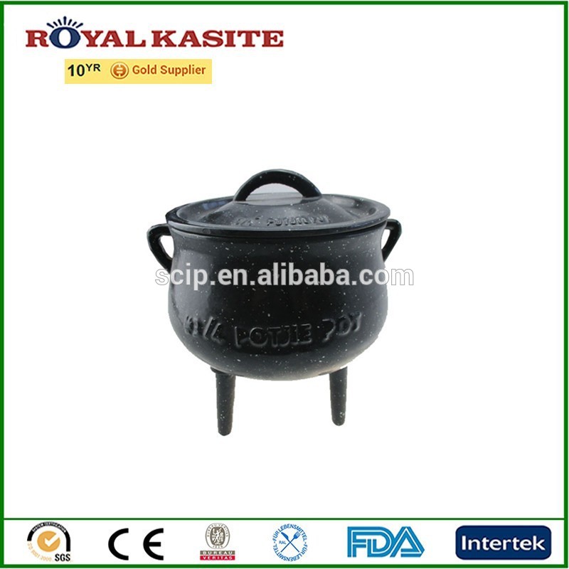 Factory Price Cast Iron Teapots -
 hot sale cast iron potjie pot, enamel three legs casting iron pots, iron fire pot, – KASITE