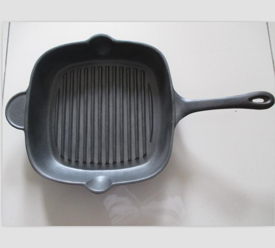 iron pizza pan preseasoned square cast iron griddle with handle