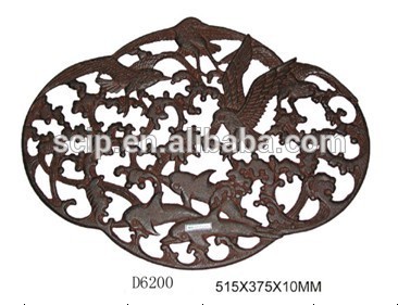 various shapes cast iron door matting