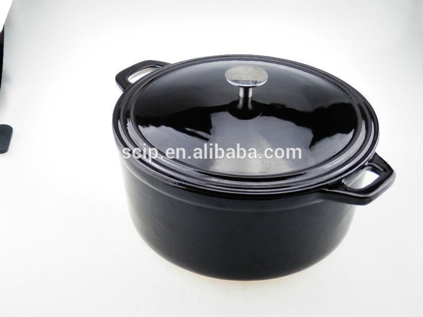 hot sale cast iron casseroles, enamel iron cooking stew pots,