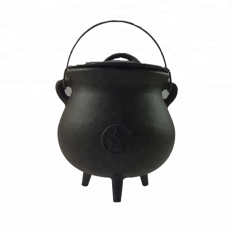 cast iron religious cauldron
