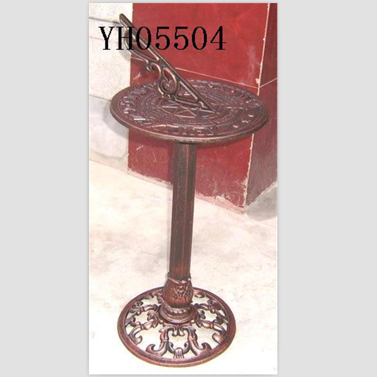 propesyonal na supply ng kast-iron sundial YH05504