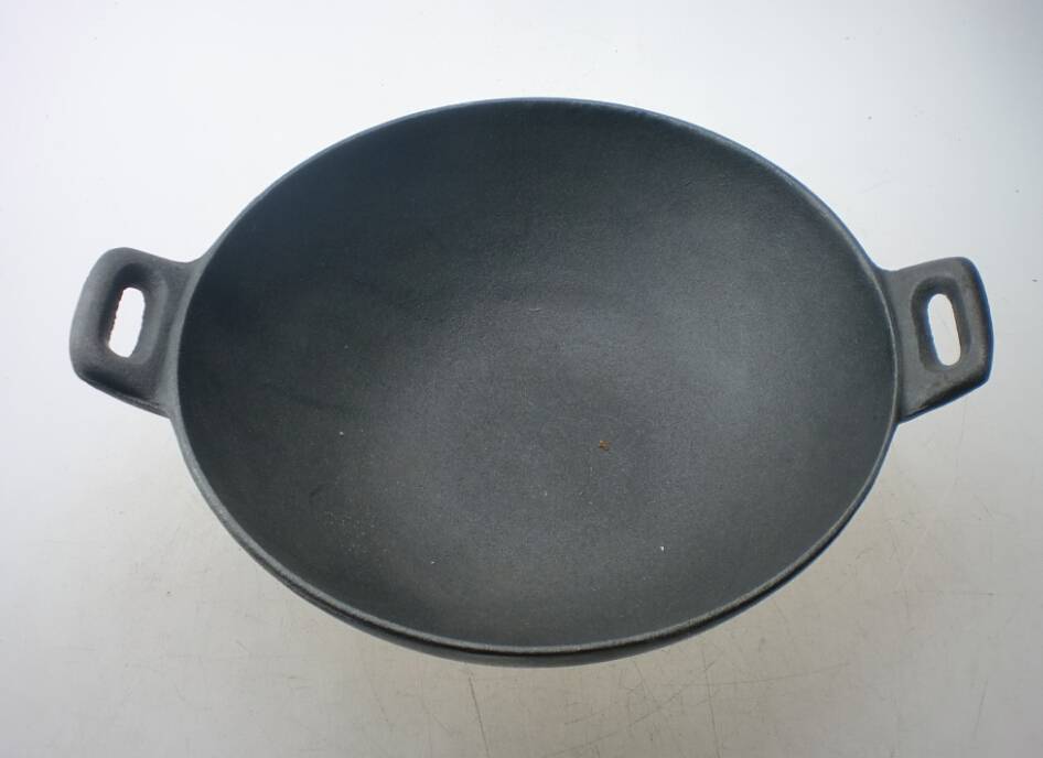 mini cast iron chinese wok