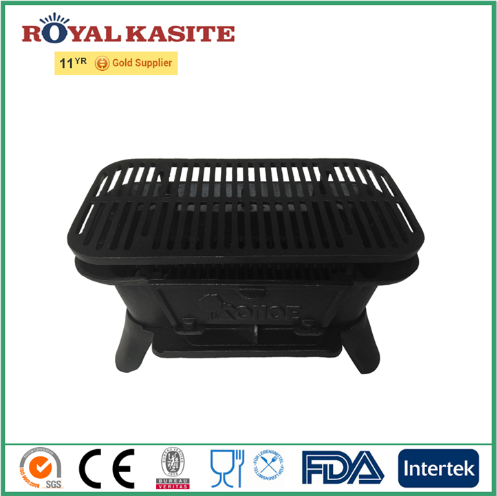 cast iron charcoal stove cast iron charcoal BBQ Grill