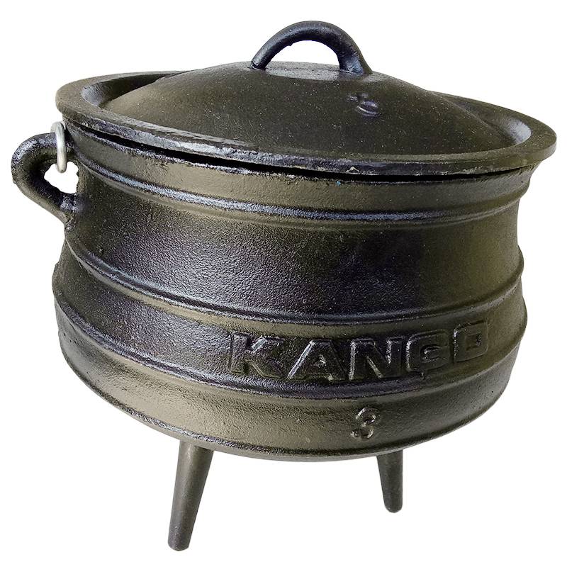 3# cast iron potjie potcast iron potjie with legs cast iron cauldron. 