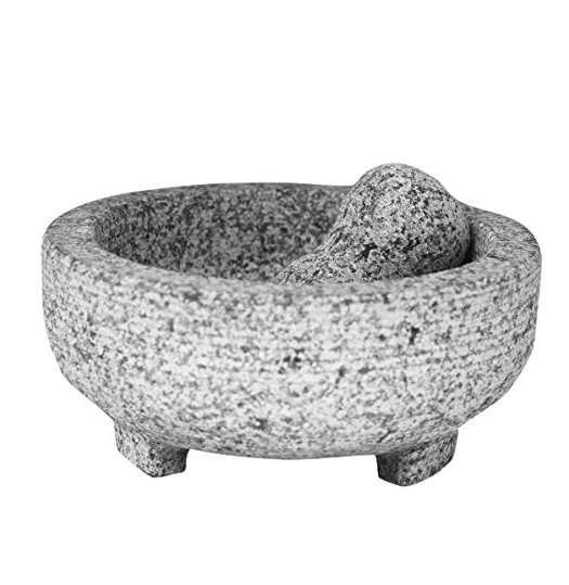High reputation 12 Skillet Cast Iron Heavy -
 4-Cup Granite Molcajete Mortar and Pestle – KASITE