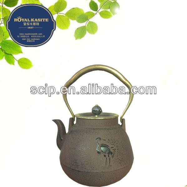 antique brass teapots