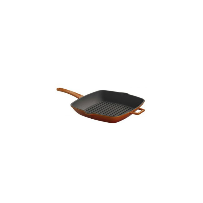 orange Nonstick Pan – Frying Pan Set Square Fry Pan with Ceramic Coating – Dishwasher Safe Kitchen Skillet Cookware