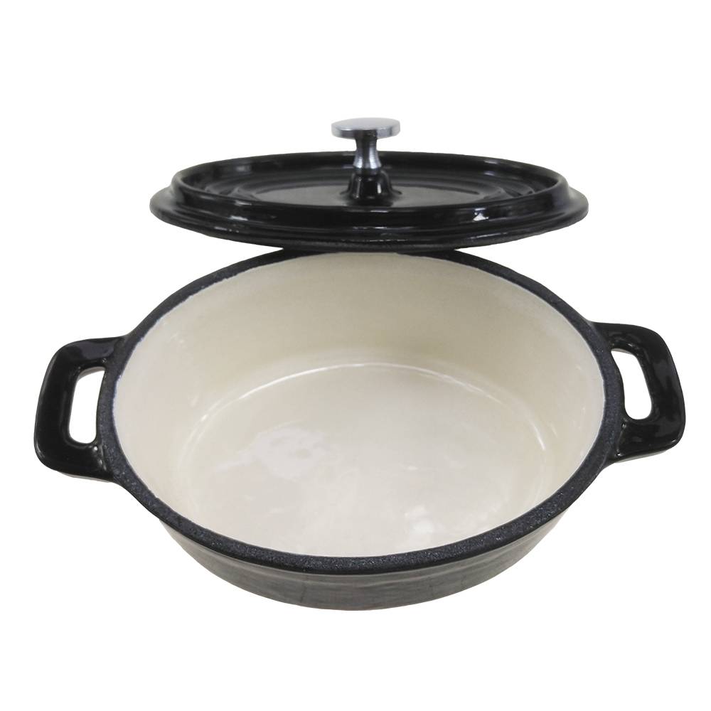 2018 hot sale cast iron mini enamel casserole pot, 13 years Alibaba gold supplier