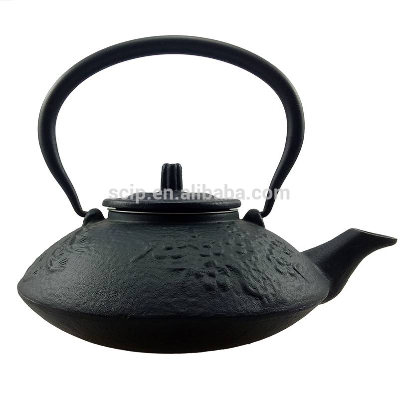 Wholesale Enamel Cast Iron Teapot with Tea Strainer
