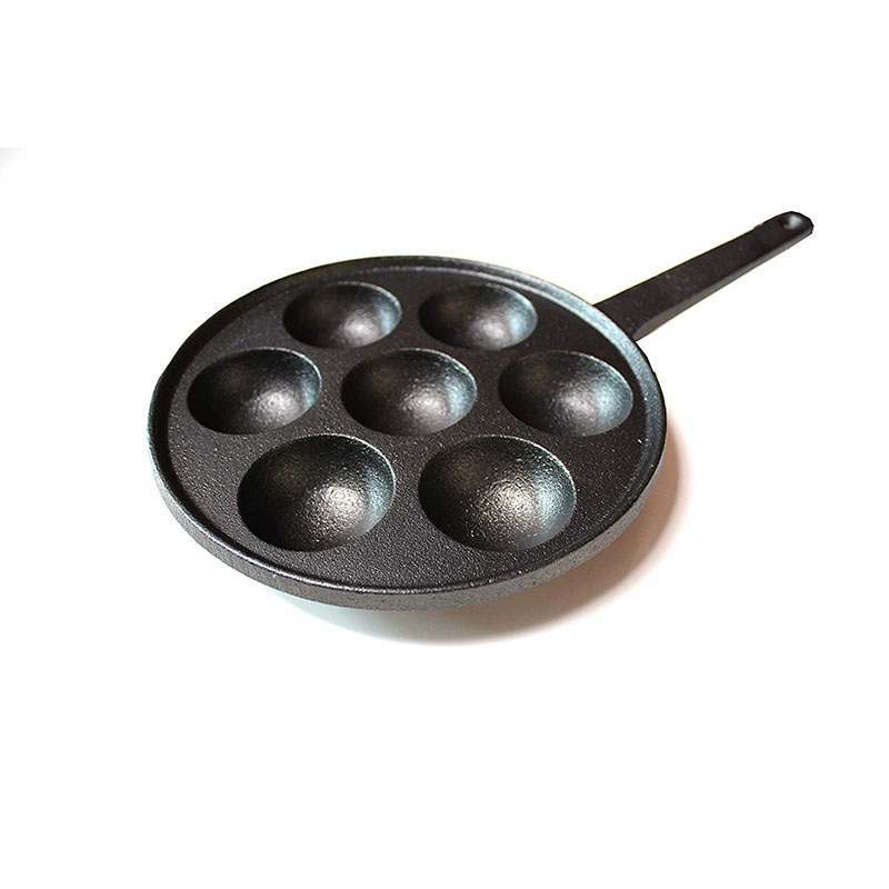Cast Iron Griddle for Pancake Ball and Other Bite Size Dessert | 2" Diameter Molds