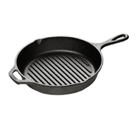 Cast Iron Grill Pan, 10.25-inch