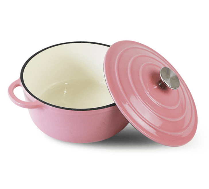 PriceList for Tea Set With Teapot -
 cast iron enamel pink dutch oven 26cm – KASITE
