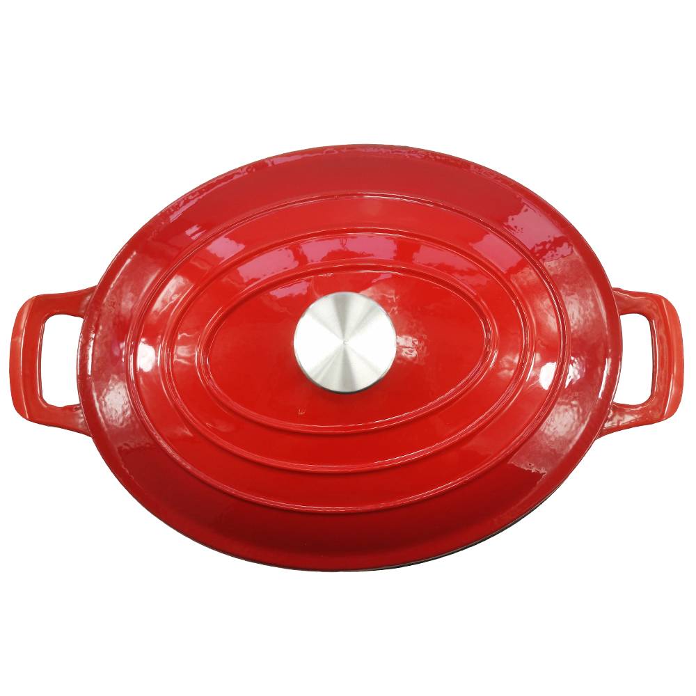 enamel oval disa cast iron casserole cooker ware pot