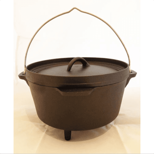 Fast delivery Kitchen Items 10 Skillet Cast Iron -
 Cast Iron Dutch Oven for Bushcraft & Outdoor Camp Fire Cooking – KASITE