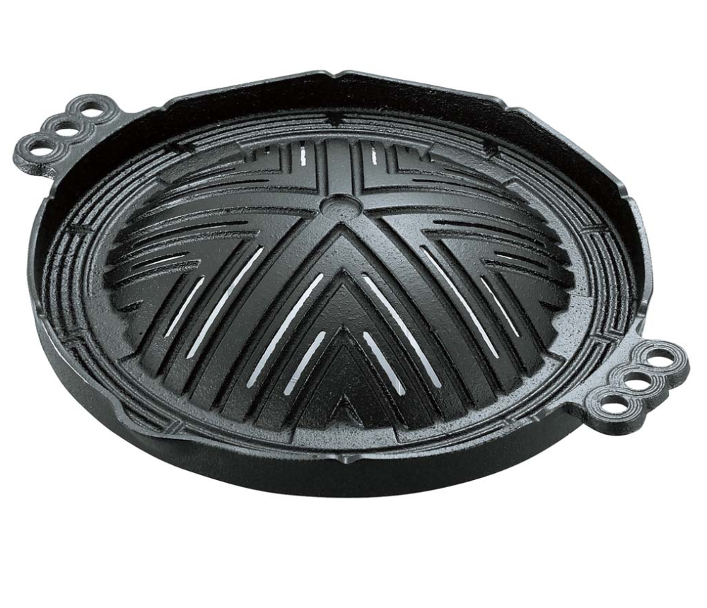 Hot sale Cast Iron Dinner Bell -
 Seasoned cast iron Mongulian griddle grill pans – KASITE
