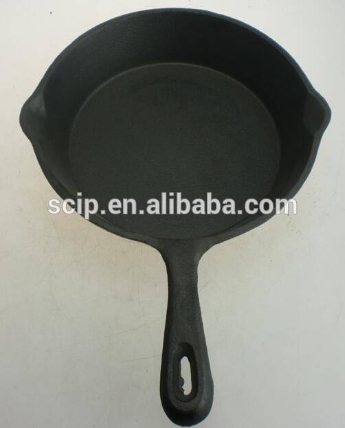 10'' preseasoned cast iron fry pan