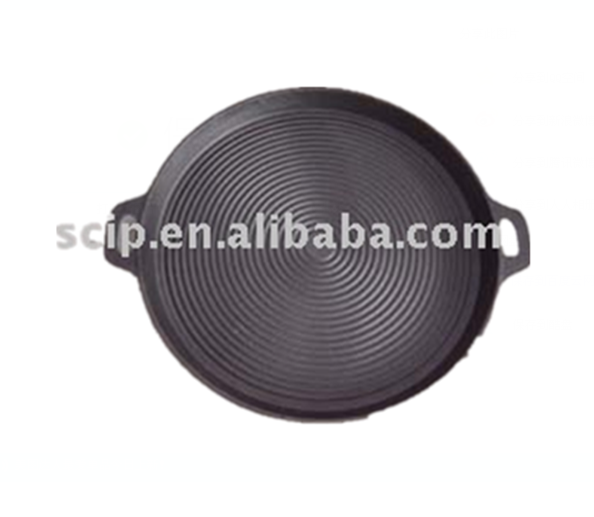 New style cheap round cast iron griddle pans