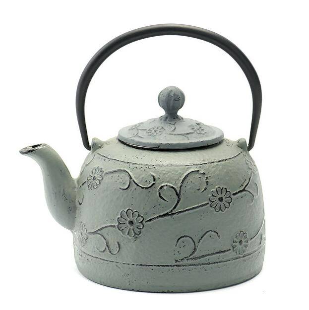 Floral Cast Iron Teapot, customized color