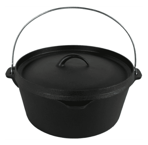 Camping cook pot Preseasoned coating cast iron material Dutch Ovens