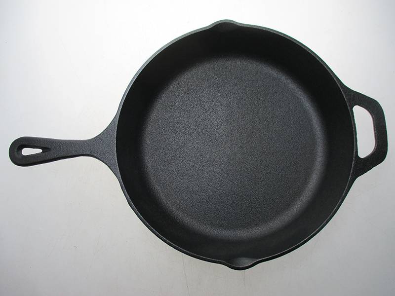 Different Size Cast Iron Skillet Dessini Double Grill Fry Pan