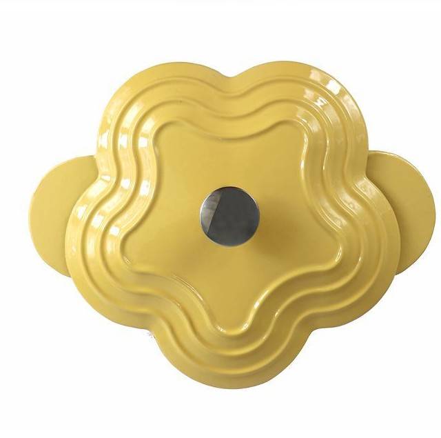 Good Wholesale VendorsBlack Cube Teapot -
 Mini yellow enamel Cast Iron Casserole – KASITE