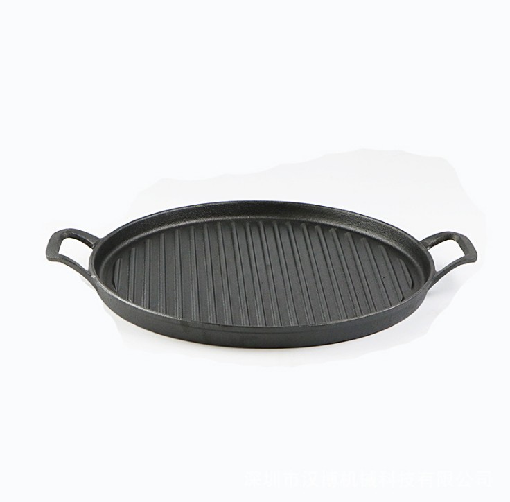 hot selling 30cm vegetable oil cast iron fry pan