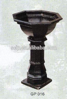 PriceList for Cast Iron Gas Grill -
 High quality black painted cast iron antique garden flower pot – KASITE
