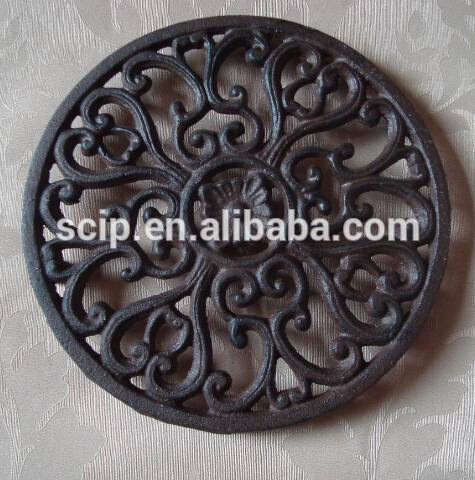 Professional Design Cast Iron Stove Trivet -
 cast iron tirvet flower look cast iron mat cast iron potholder – KASITE